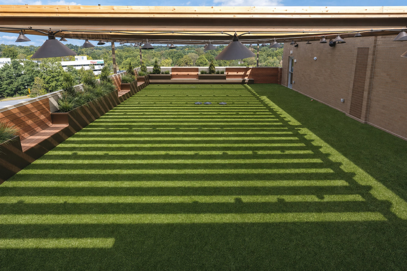Turf for rooftop gardens in West Melbourne, FL
